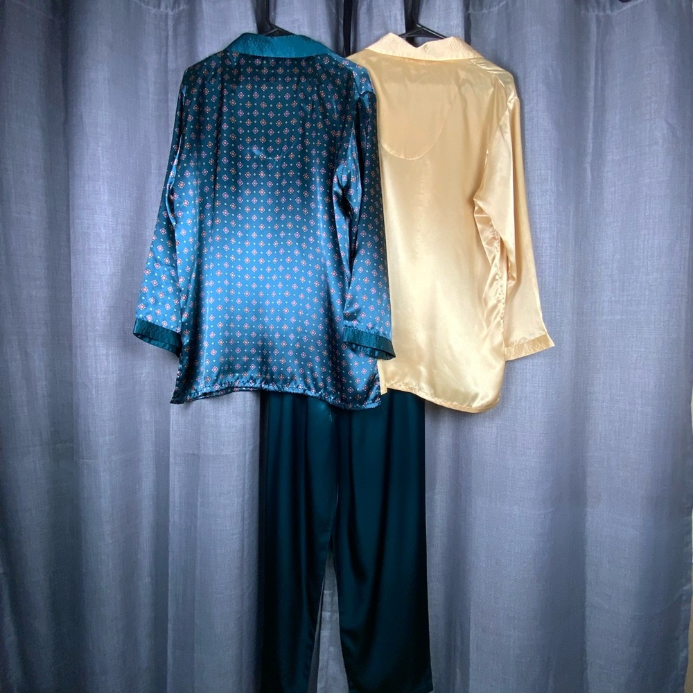 Chance Encounters Pajama Set Women’s Large -Lot of 2 Tops + 1 Bottom Sleepwear - Picture 2 of 16